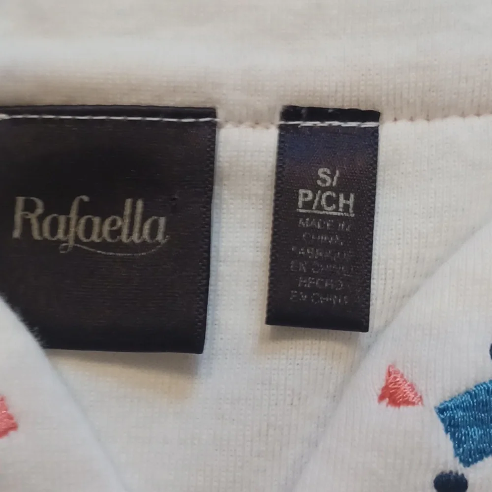 Rafaella Multi-Color Design Print Midi Cotton Dress